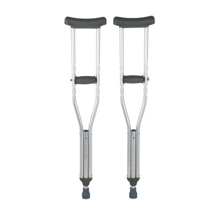 Mckesson Aluminum Child Underarm Crutches 4' 6" to 5' 2" User Ht. 146-10401-8